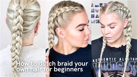 how to braid your own hair for beginners and why it's important to have a good posture while doing so